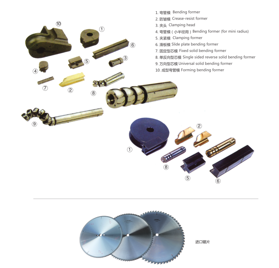 彎管模具構(gòu)成